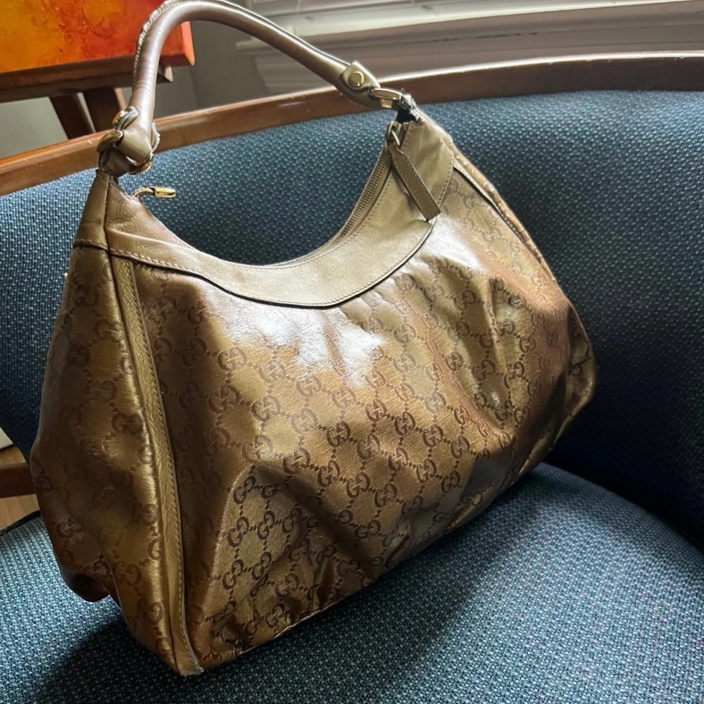 GUCCI Abbey GG Crystal D-Ring Hobo Bag - Picture 9 of 15